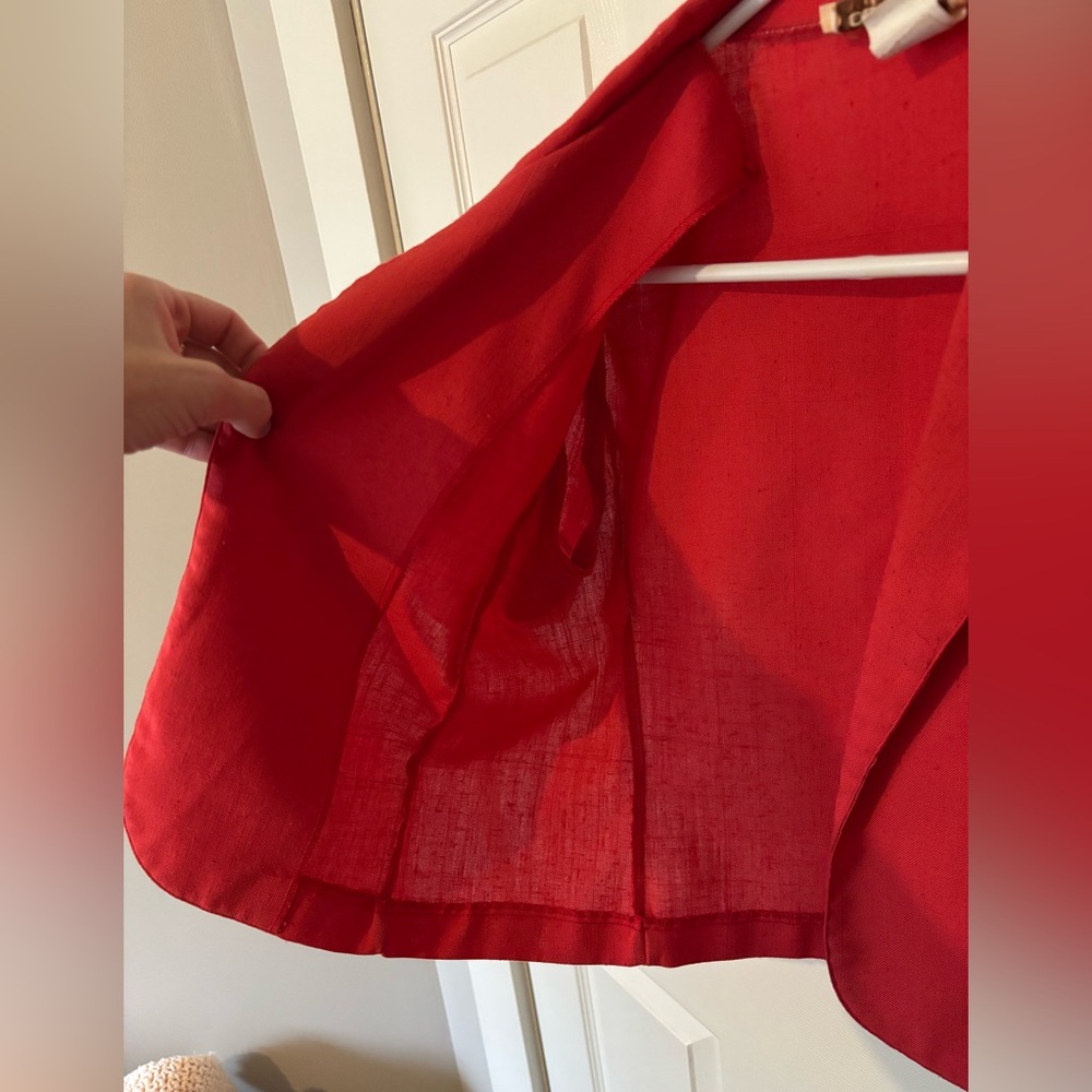 Vintage red blazer, size M - Picture 5 of 11